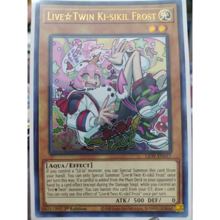 Thẻ Bài Yugioh | Live Twin Ki-sikil Frost - LIOV-EN017 - Ultra Rare 1st Edition