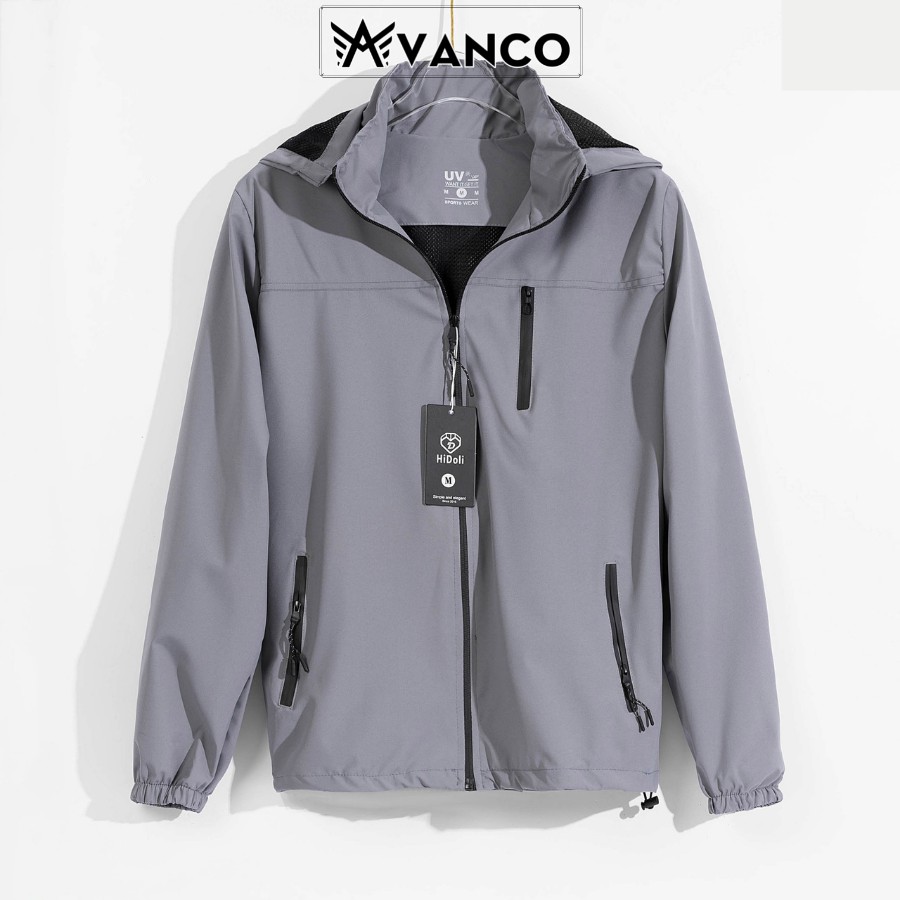 Áo khoác dù nam 2 lớp lót lưới, chống nước, gió bụi, hàng loại 1 xuất dư AVANCO