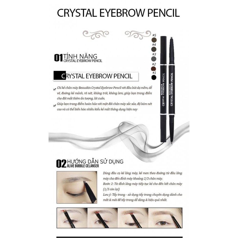 Chì Kẻ Mày BEAUSKIN | BigBuy360 - bigbuy360.vn