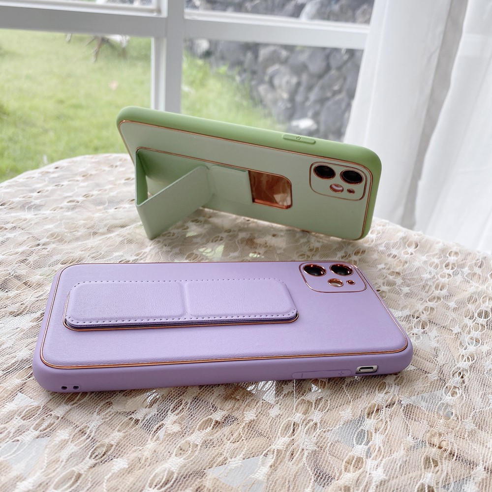 Ốp điện thoại tráng gương có giá đỡ từ tính thời trang thích hợp cho iPhone 11 12 13 Pro Max 11 12 13
