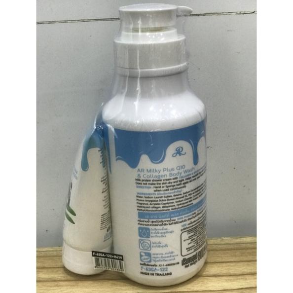 Sữa Tắm Con Bò  Milky Thái Lan 800ml Tặng Sữa Rửa Mặt