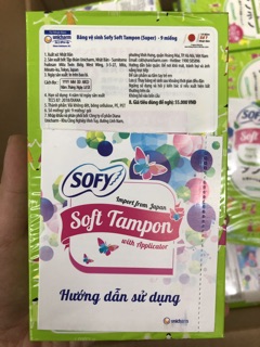Băng vệ sinh Sofy Soft Unicharm tampon