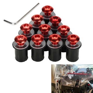 Bộ ốc vít m5 chuyên dụng dành cho kính chắn gió xe suzuki k1 k2 k3 k4 k5 k6 k7 k8 k9 k11 gsxr gsx-r 600 750 1000