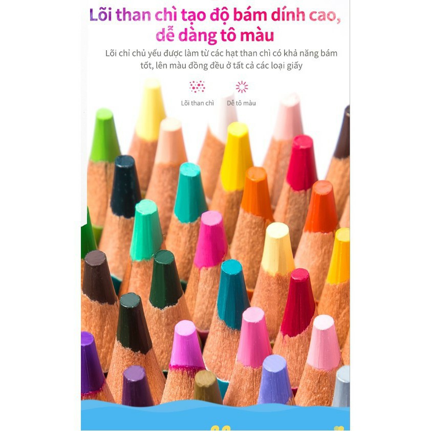 Bút chì màu gốc dầu cao cấp Deli - 6565 / 6566 / 6567 / 6568 - 1 hộp