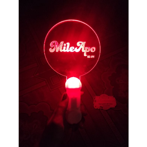 Lightstick MileApo khắc theo yêu cầu