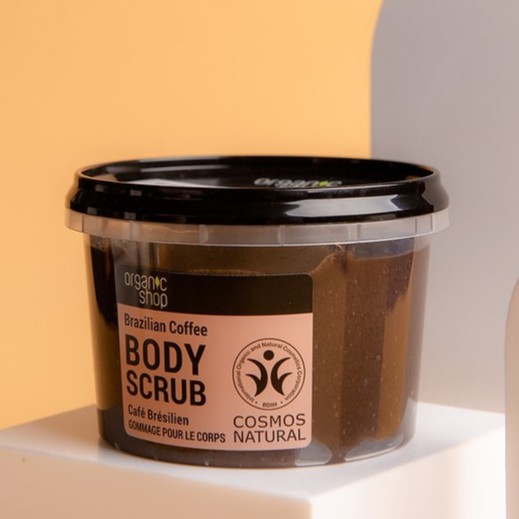 Tẩy da chết Organic Shop Scrub Body cà phê dạng hạt 250ml