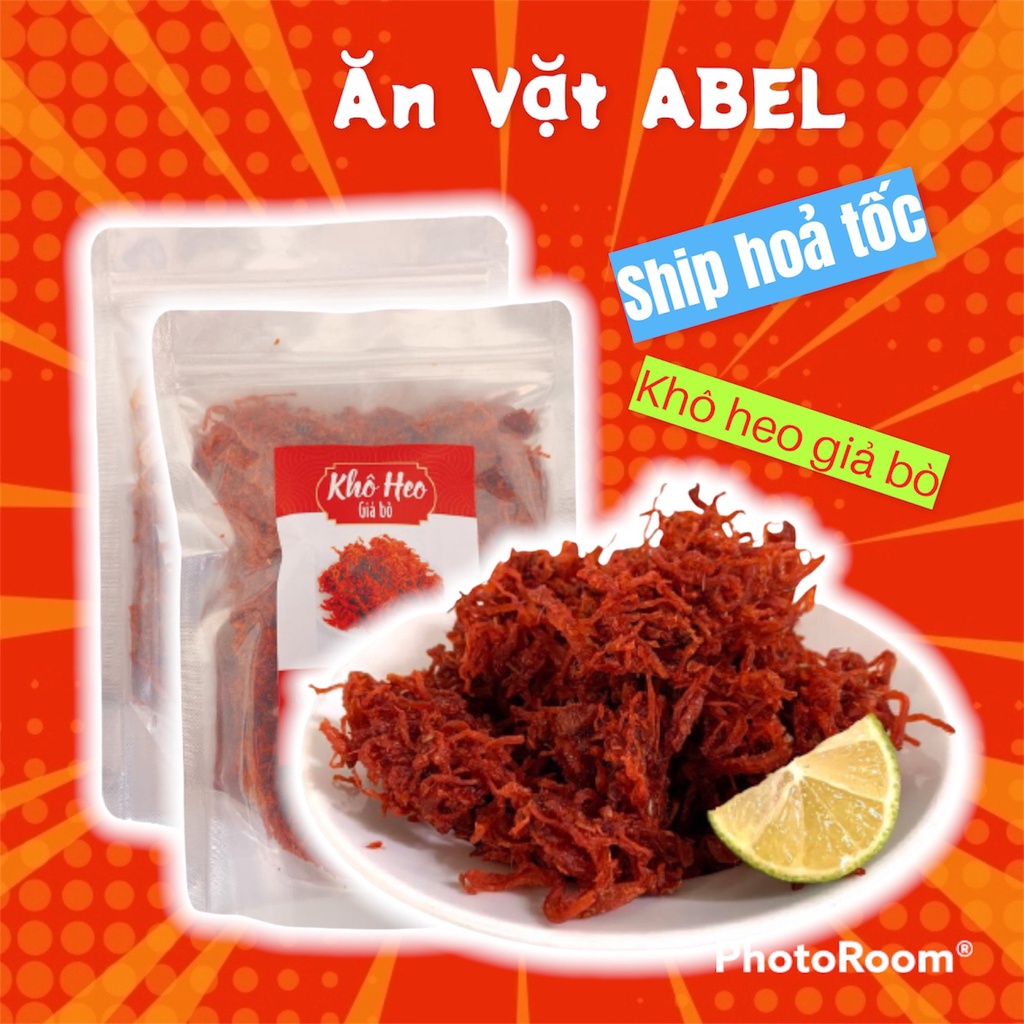 Khô bò sợi siêu ngon 800gr , Bò khô sợi cực hấp dẫn , Ăn Vặt ABEL