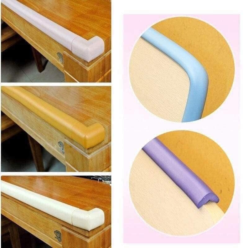 Cuộn 2m xốp bọc cạnh bàn, góc bàn có keo dán chất liệu cao su NBR mềm mại, an toàn cho bé