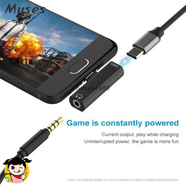 Giắc Chuyển Đổi Từ Type-C Sang Cổng 3.5mm AUX Cho Huawei Xiaomi Samsung