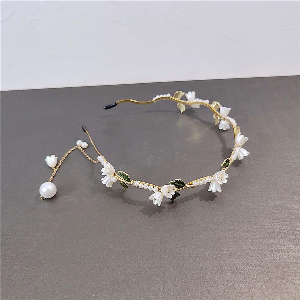 Cài Tóc Đính Hoa Tua Rua Sang Trọng Cho Nữ