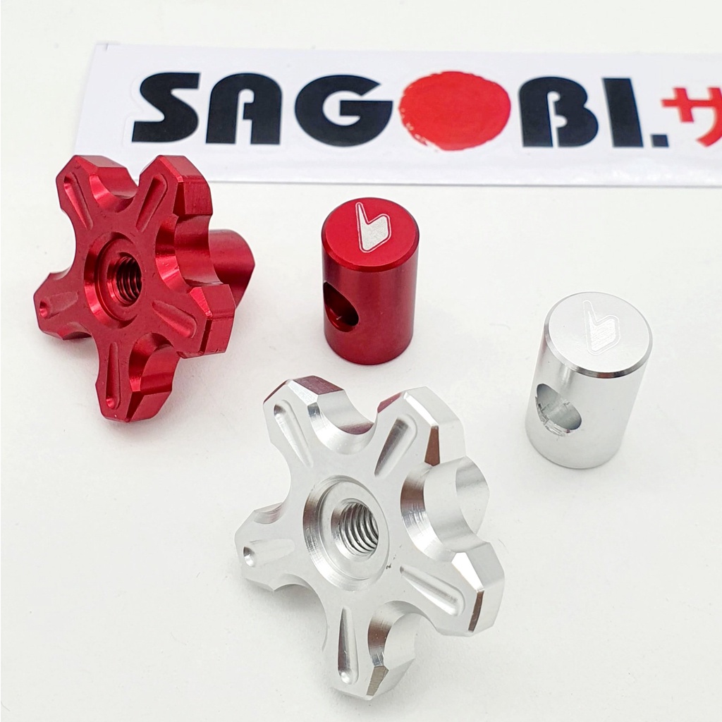 CUB 125, CLICK 160 Bộ núm chỉnh thắng cơ BIKERS  Mã H0064