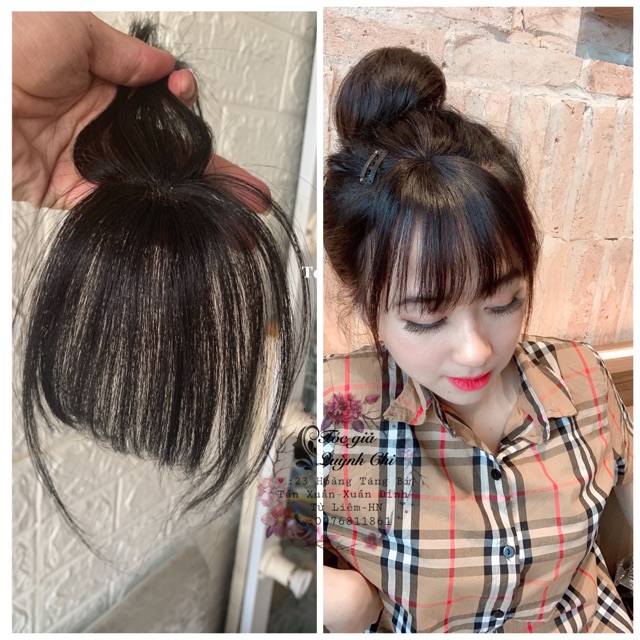 Mái 3d buộc xoã tóc thât 100%