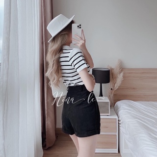 Croptop Petter Sọc Phối Cổ