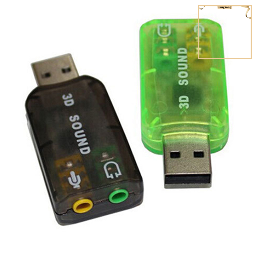 Cáp Chuyển Đổi Âm Thanh 3d 5.1 Kênh Usb Sang 3.5mm