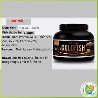 Thức ăn cá vàng goldfish - yee 500ml,cám cá vàng - cám nổi-thức ăn cá vàng tốt nhất- cám cá vàng hàng đầu