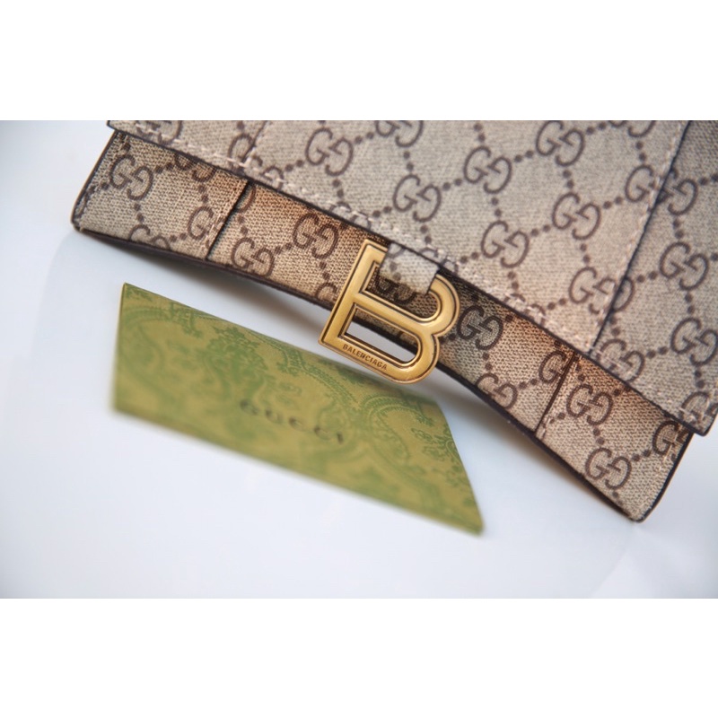 Túi xách nữ đeo chéo khoá B hoạ tiết logo fullbox có hộp