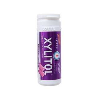 Kẹo gum không đường Lotte Xylitol hương Blueberry Mint hũ 26.1g