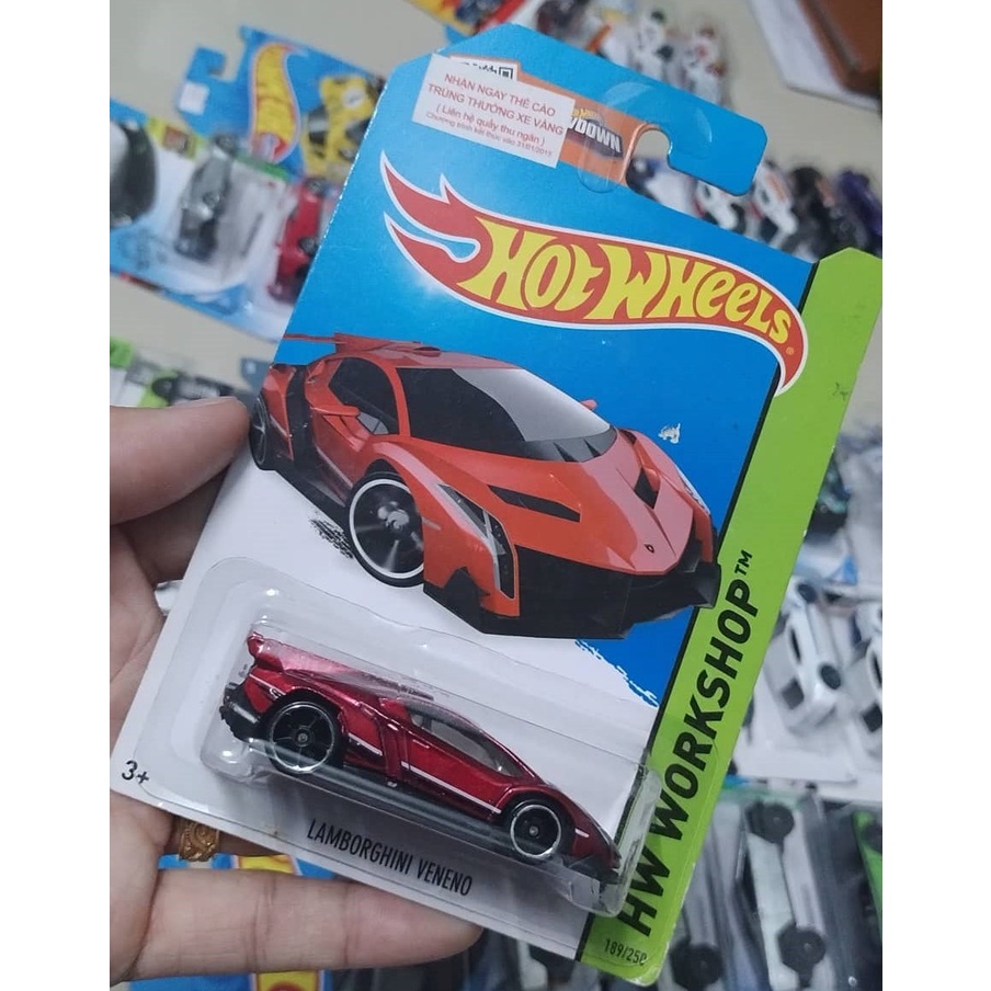 Xe Hotwheels Siêu Xe Lamborghini Veneno
