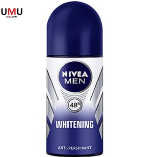 Lăn 50ml Ngăn Mùi Nivea Trắng Da Whitening Chính Hãng.