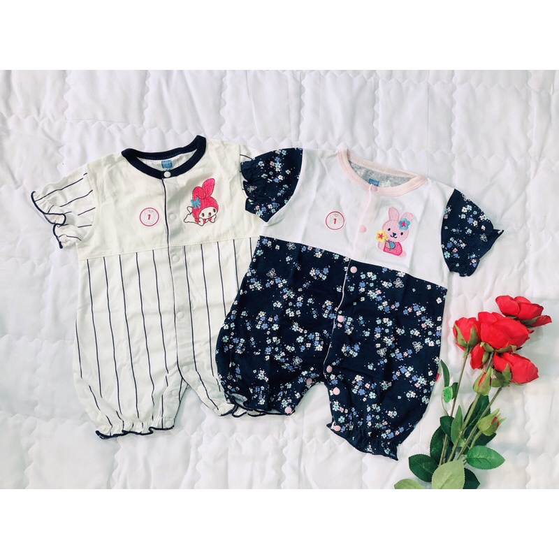 Body đùi cho bé gái sơ sinh thun cotton mềm (3-8kg)