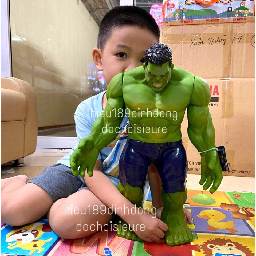 Hulk người khổng lồ xanh cao su cỡ siêu lớn có âm thanh