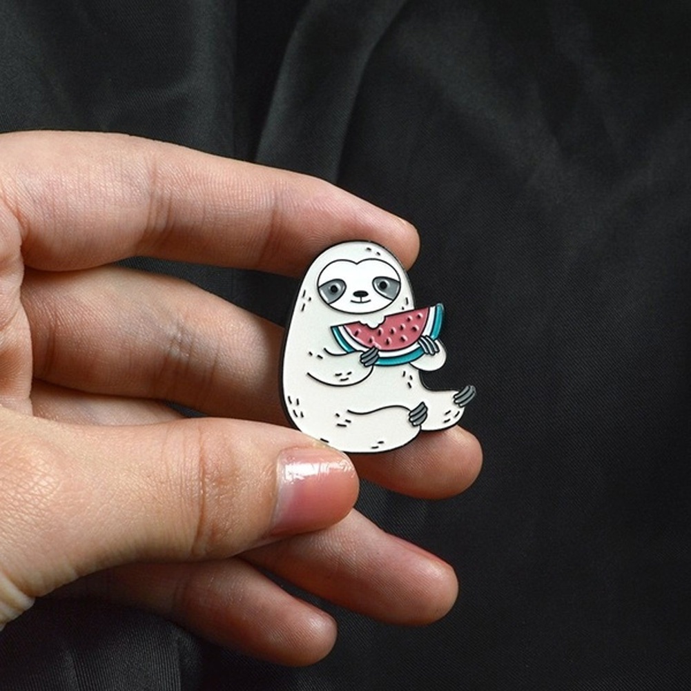 Trâm cài áo hình chú lười hoạt hình đáng yêu