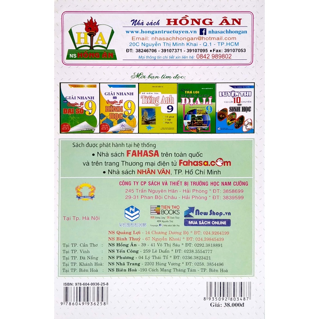 Sách Câu Hỏi Và Bài Tập Trắc Nghiệm Sinh Học 9