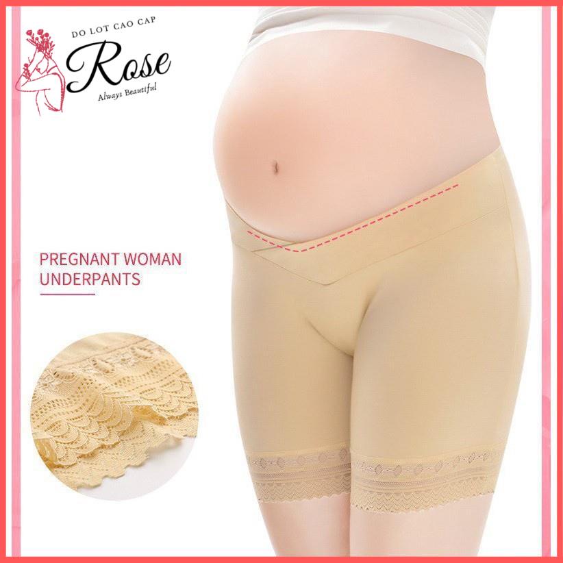 Quần Lót Đùi Mặc Váy Cho Bà Bầu Và Sau Sinh Mềm Mịn Thoáng Mát Rose QR22