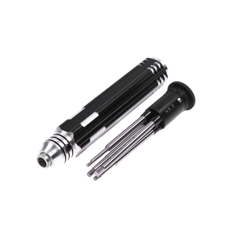 Bộ Ốc Vít Lục Giác Bằng Hợp Kim Titan 4 Trong 1 H1.5 H2.0 H2.5 H3.0 Chuyên Dụng Cho Xe Điều Khiển Từ Xa