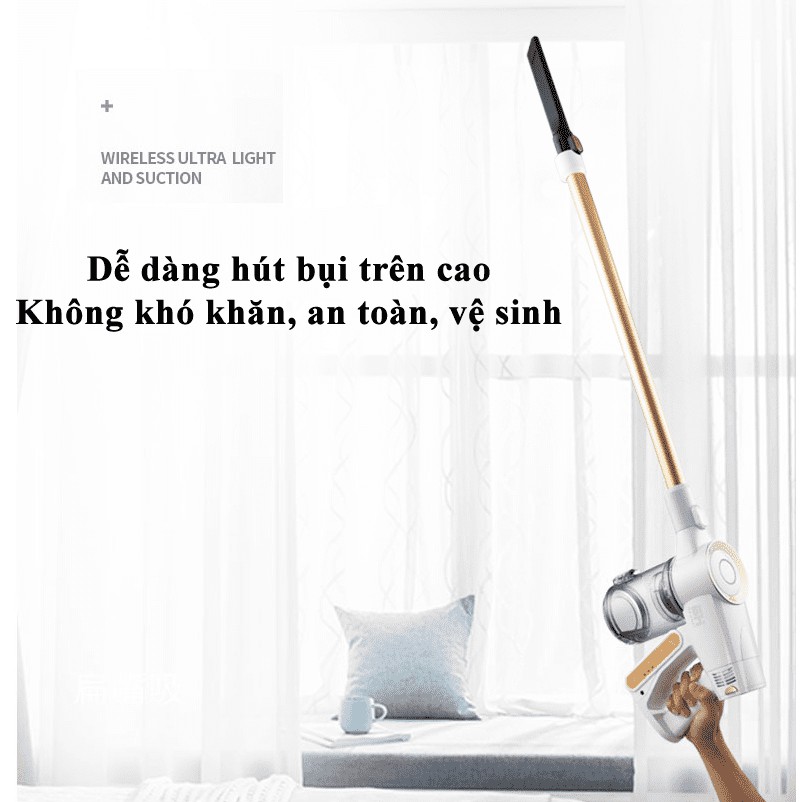 Máy Hút Bụi LIQI BH-607 Cầm Tay không dây 2 trong 1