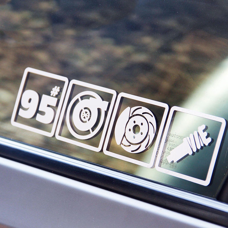 # 95 Xăng Dầu Xe Dán Dán Kính Xe Jdm Loại Xăng Dầu Decal