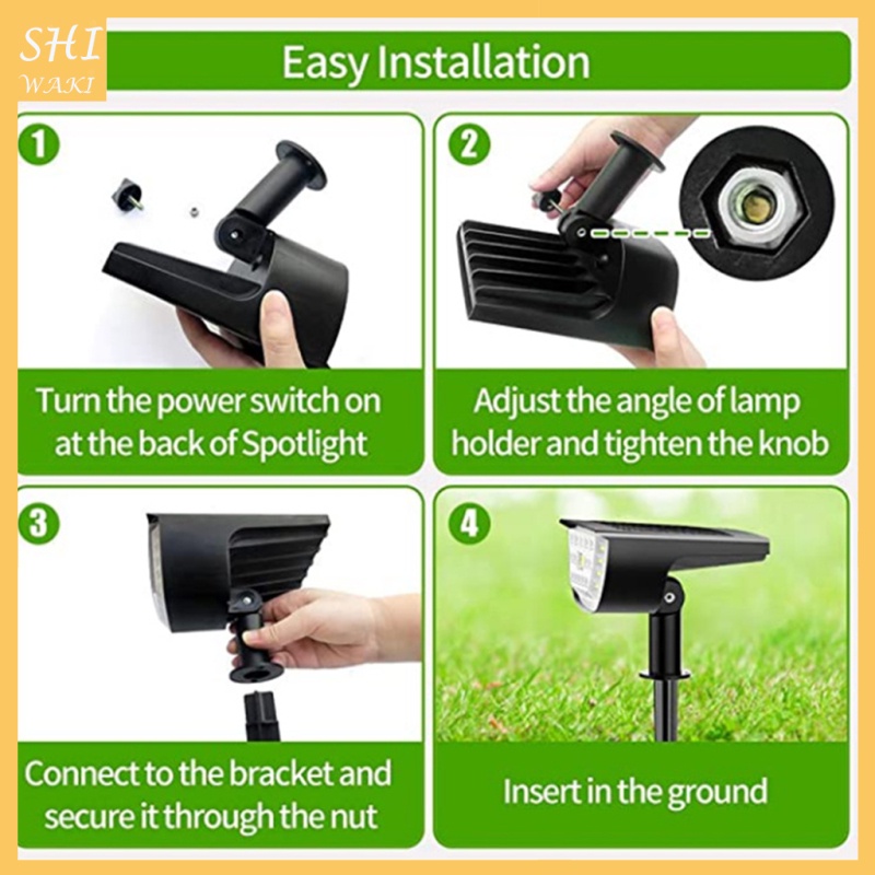 Đèn Led 32 Bóng Gắn Tường Sử Dụng Năng Lượng Mặt Trời Ánh Sáng Trắng Ấm Áp