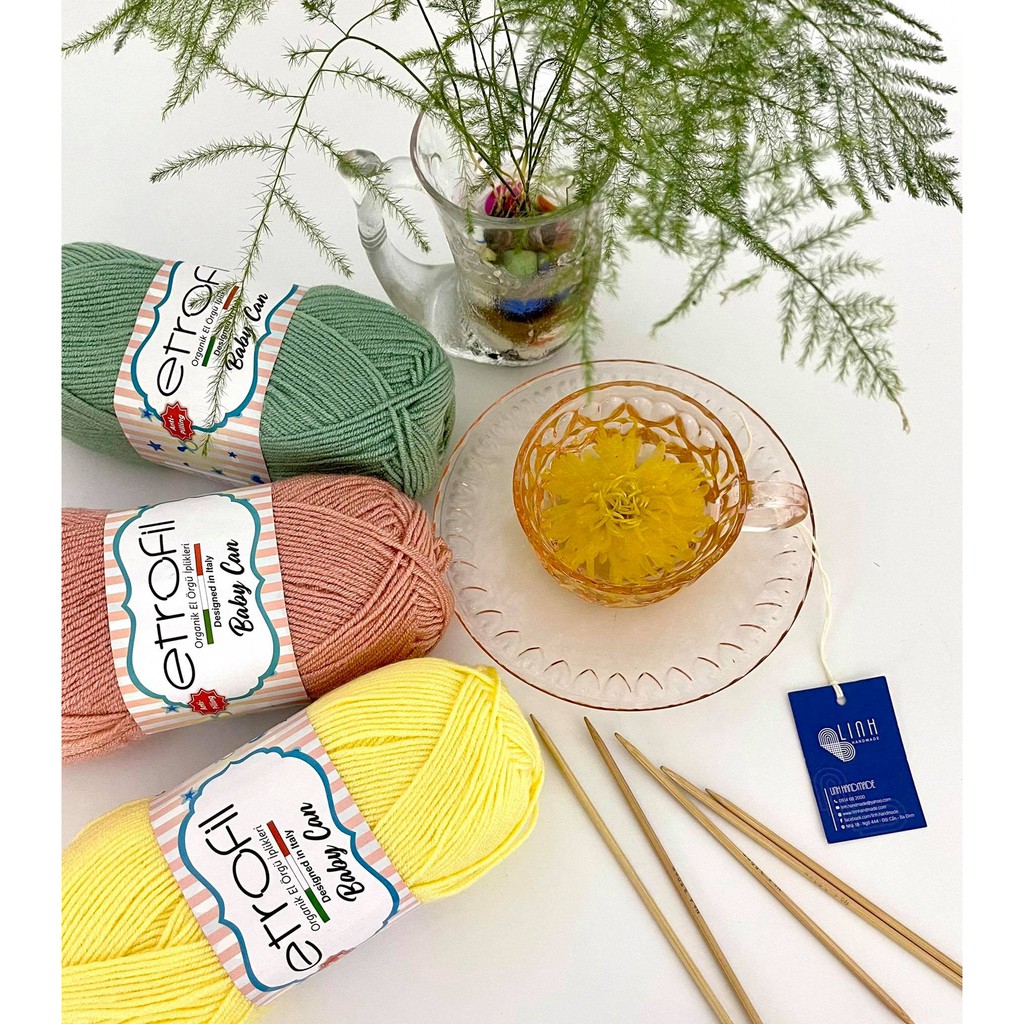 Cuộn Len Etrofil Baby Can Yarn( bảng màu 2)