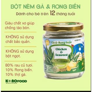 Bột Nêm Dinh Dưỡng Cho Bé KonoFood Vị Rau Củ Hộp 100g