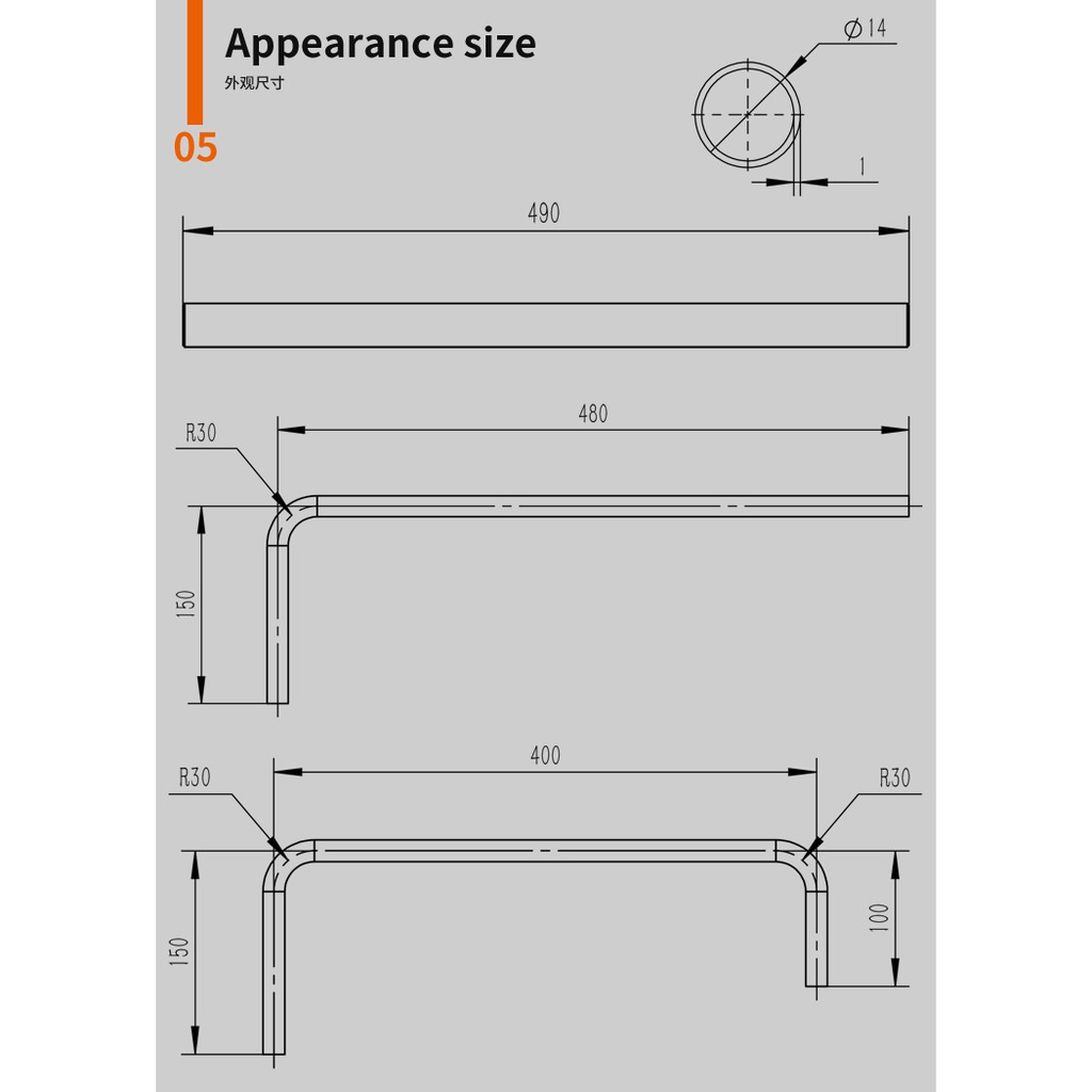 Ống metal kim loại đồng mầu đen OD 14 cho tản nhiệt nước Barrow TSWB-14