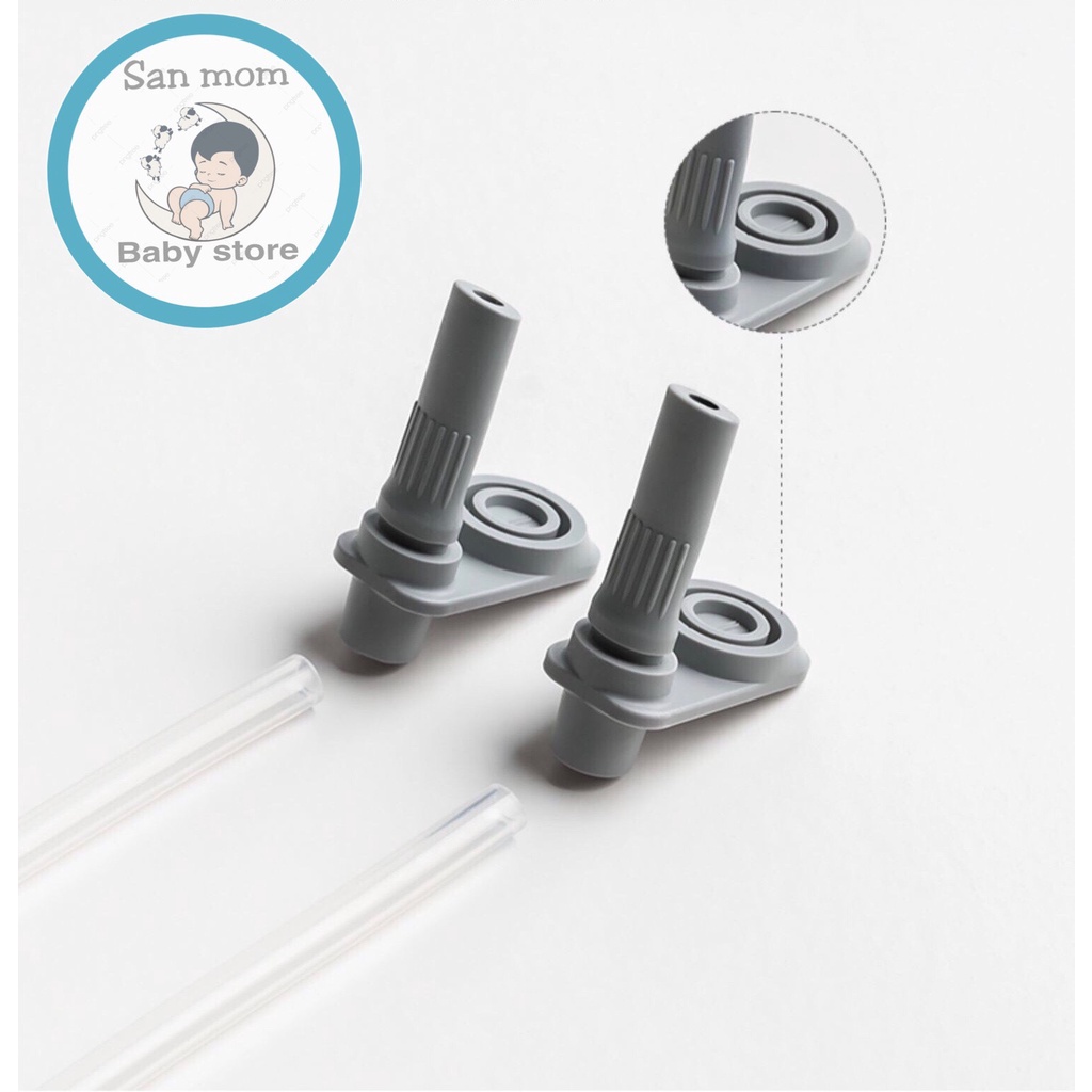 Bình Tập Uống Hegen Chính Hãng Singapore Nhựa PPSU 330ml Có Van Chống Sặc, Bé Có Thể Nằm Uống Mọi Tư Thế