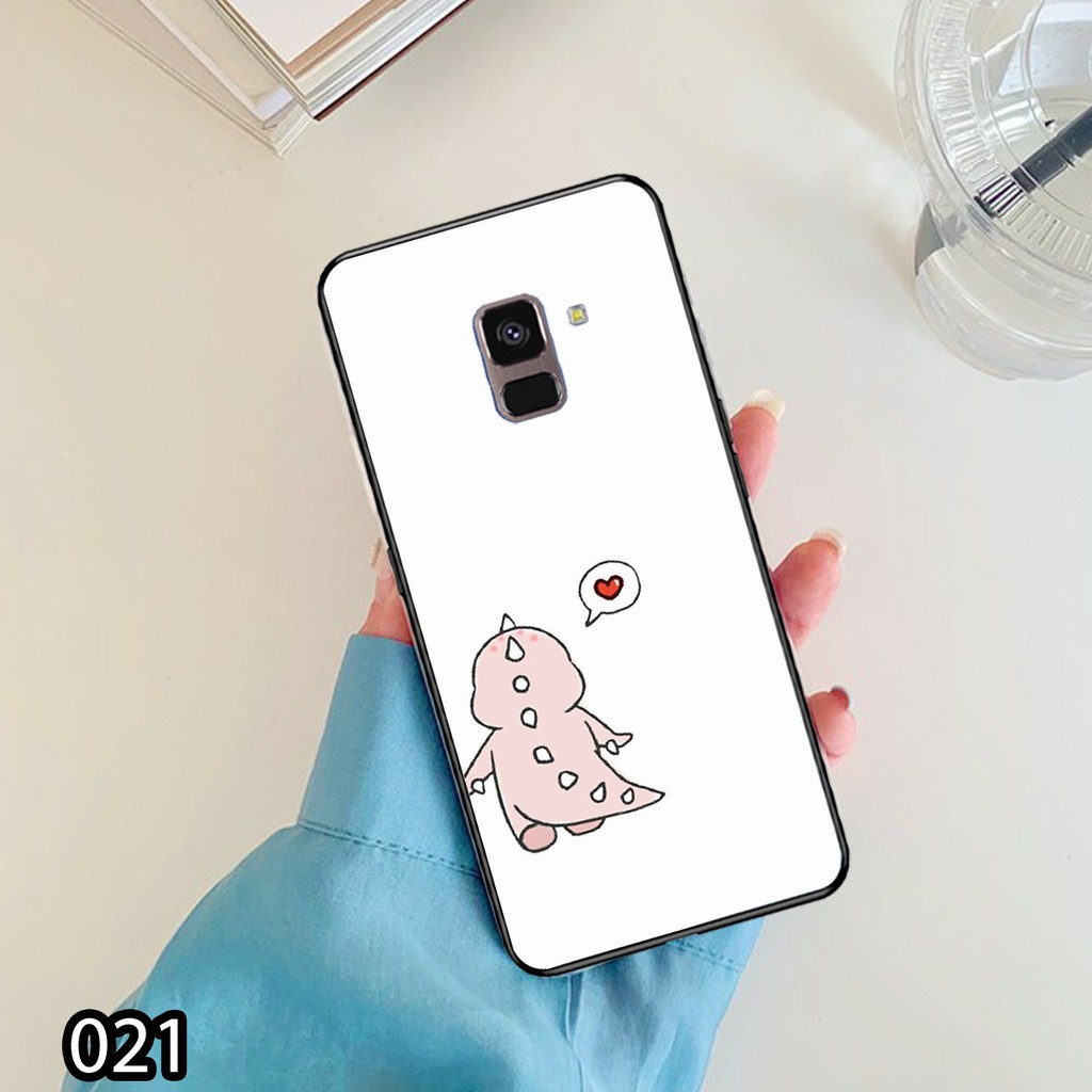 Ốp lưng Samsung A6 2018/A6 Plus/A8 2018/A8 Plus in hình  Dino Cute siêu đẹp, độc, lạ_KINGSTORE.HN_Ốp SS A6/A6P/A8/A8P