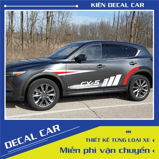 Tem xe Mazda Cx5 phong cách thể thao-Decal Mazda Cx5