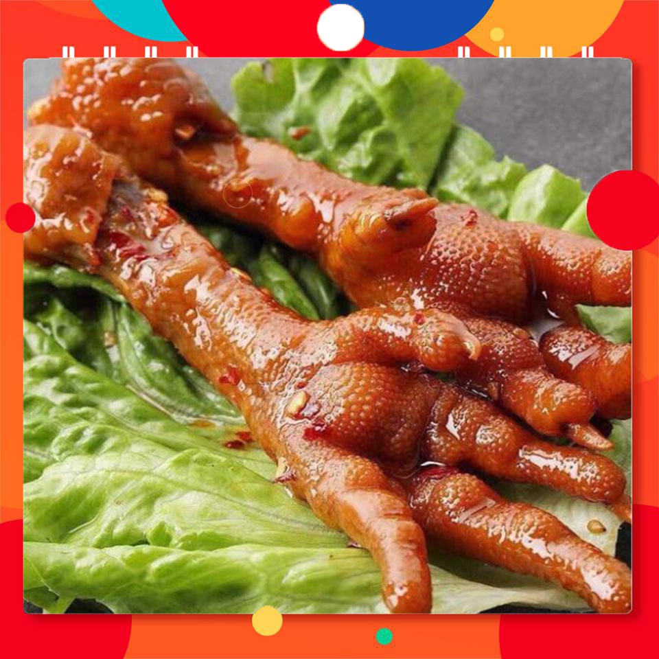 Chân gà cay Tứ Xuyên loại 32g hàng "RIÊU" chuẩn vị - đồ ăn vặt Trung Quốc