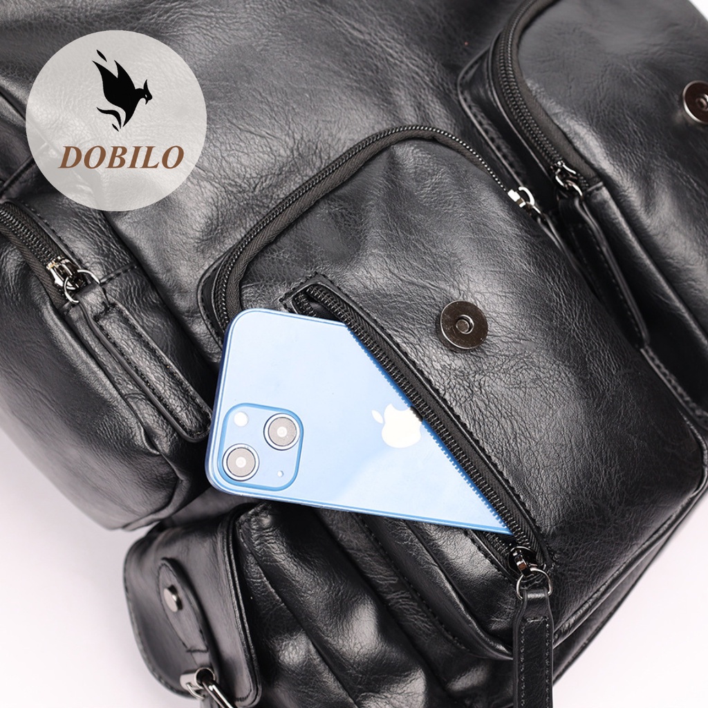 Balo Da, Balo Da Unisex Phong Cách Thời Trang Hàn Quốc