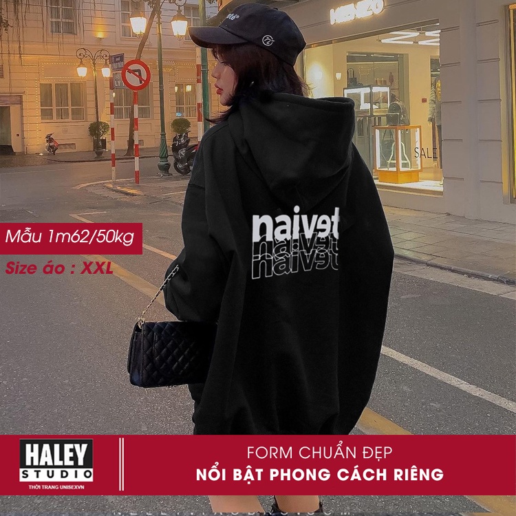 Áo Hoodie Nam Nữ Naivet Đẹp phong cách Hàn Quốc. Chất nỉ dày ấm HD323 Áo Hôdie sweater quà ngẫu nhiên