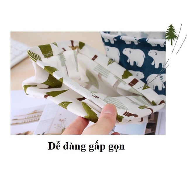 [GIAO NGẪU NHIÊN] GIỎ VẢI ĐỰNG ĐỒ CÁ NHÂN ĐỂ BÁN XINK. Kích thước 20x 10x 15cm