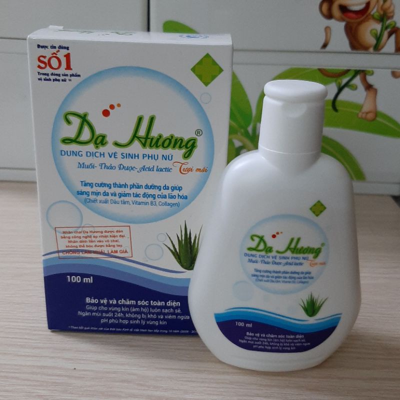 DUNG DỊCH VỆ SINH PHỤ NỮ DẠ HƯƠNG 100ML