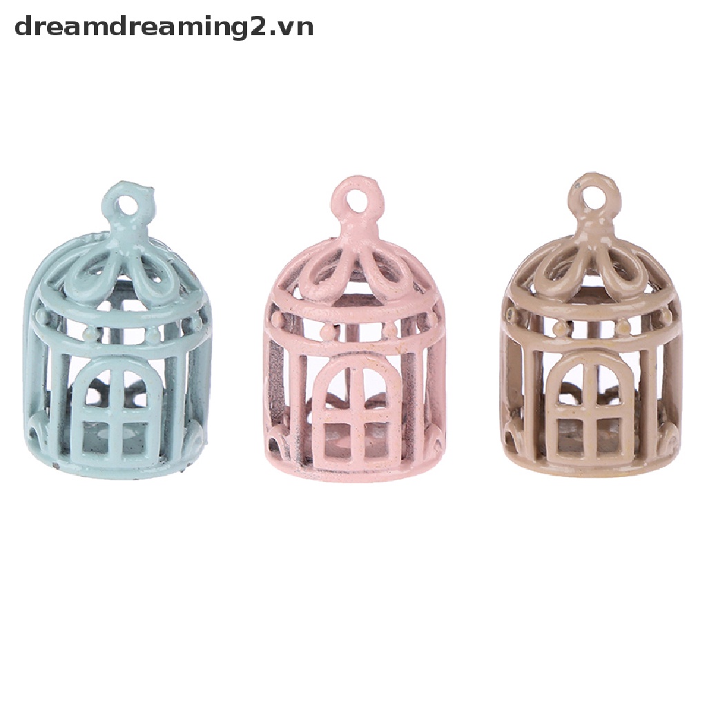 Lồng Chim Kim Loại Thu Nhỏ Tỉ Lệ 1: 12 Trang Trí Nhà Búp Bê