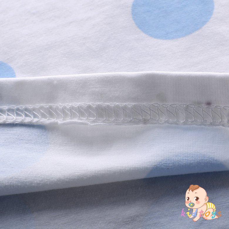 Bộ Áo Ba Lỗ + Quần Short Cotton In Hoạt Hình Cho Bé 0001