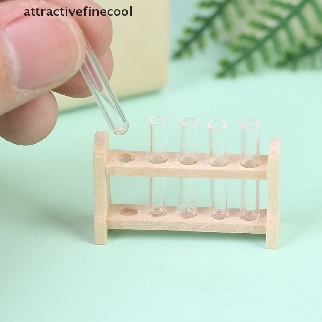 Ống Nghiệm Thủy Tinh Mini Trang Trí Nhà Búp Bê