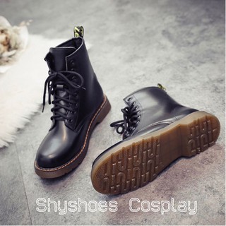 (Có Sẵn) Giày Boot Dr Martin đế cao 3cm phong cách vintage