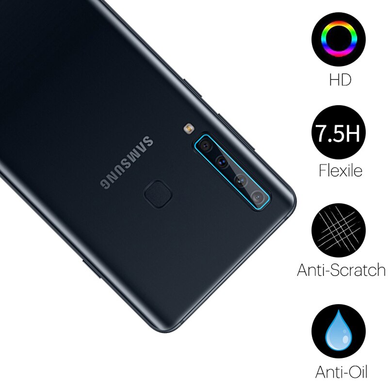 Kính cường lực 9D dán camera cho Samsung Galaxy A70 A50 A50S A30S A30 A20 A80 A60 A40 A10 M10 A20S A9 A7 S10 S20 Plus