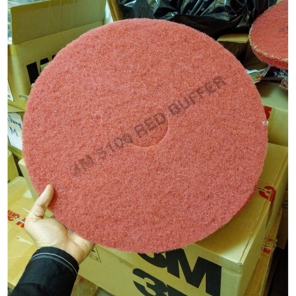 1 Miếng Pad Đánh Sàn Màu Đỏ 3M 5100 Red Buffer