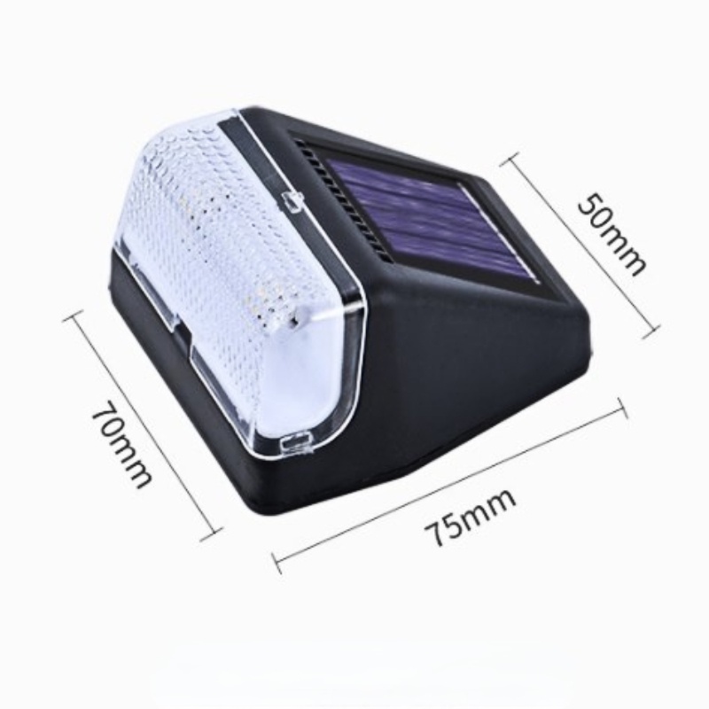 Đèn Led 2 Bóng IP65 Năng Lượng Mặt Trời Chống Thấm Nước Gắn Tường Trang Trí Nhà Cửa/Sân Vườn